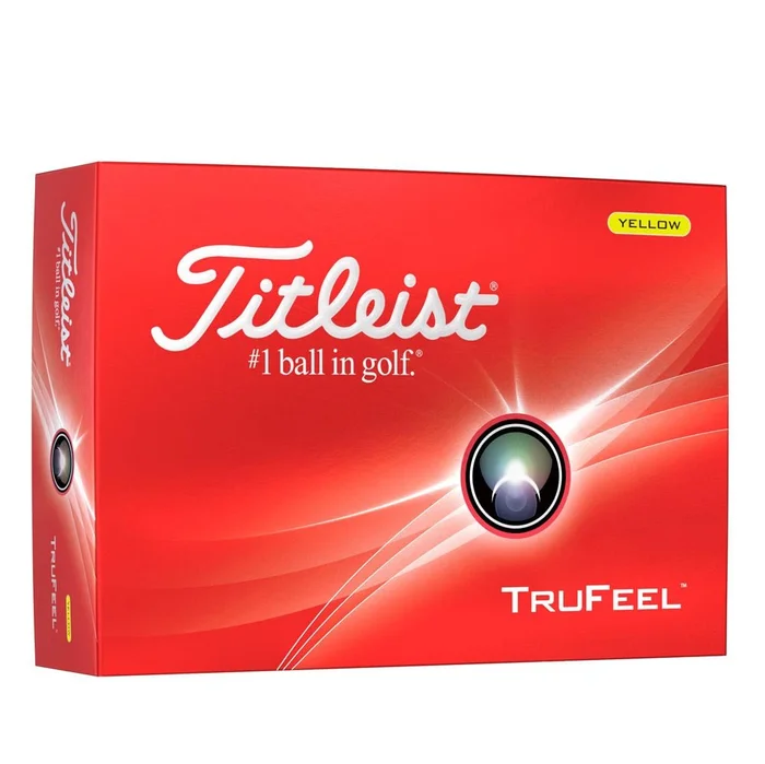 Titleist TruFeel Golf Balls – Yellow – 2024
