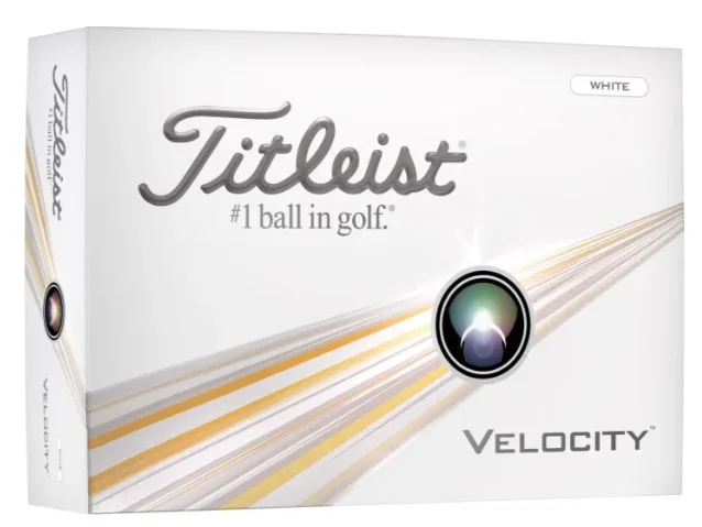 Titleist Velocity ’24 Golf Balls – Dozen – White