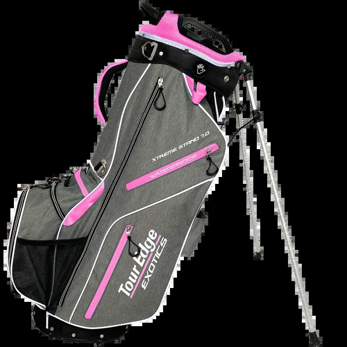 Tour Edge Exotics Xtreme 7.0 Womens Golf Stand Bag Pink