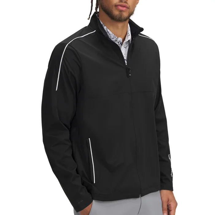 Under Armour Drive Wind Full Zip Pullover – Black/White