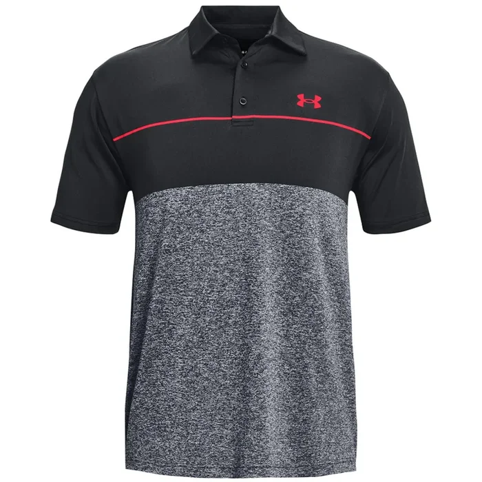 Under Armour Playoff Polo Shirt 2.0 – Black/Grey/Red