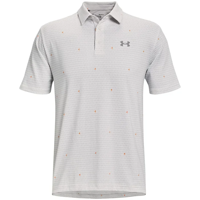 Under Armour Playoff Polo Shirt 2.0 – White/Grey/Orange