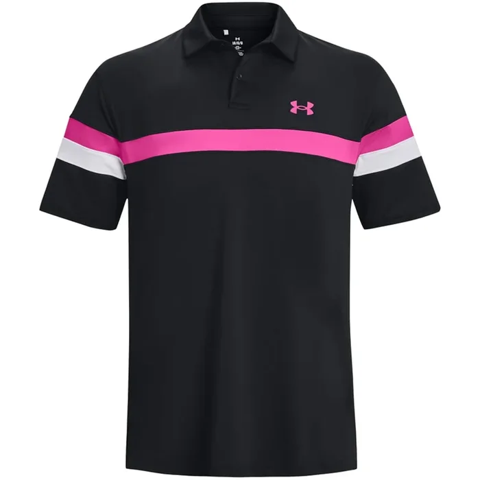 Under Armour T2G Colour Block Polo Shirt – Black