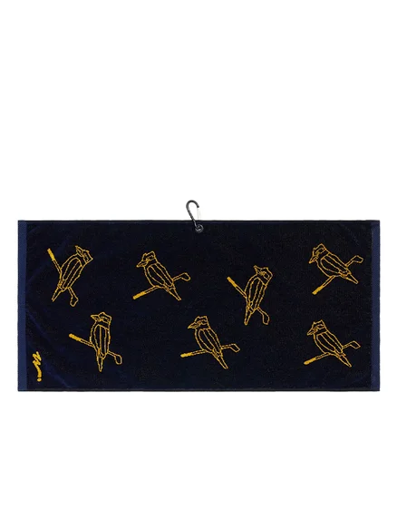 Walker Golf Things Kooka Icon Towel – Navy/Honey