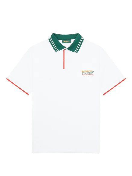 Walker Golf Things x KBS Driving Team Polo – Racing White