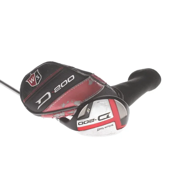 Wilson D200 Graphite Mens Right Hand 3 Hybrid 19* Regular – UST Mamiya Elements Chrome 54FR
